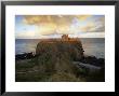 Dunnottar Castle, Dating From The 14Th Century, At Sunset, Aberdeenshire, Scotland, United Kingdom by Patrick Dieudonne Limited Edition Print