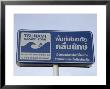 Tsunami Warning Sign, Patong Beach, Phuket, Thailand, Southeast Asia, Asia by Sergio Pitamitz Limited Edition Print