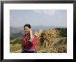 Yao Minority Woman With Cellphone, Longsheng Terraced Ricefields, Guilin, Guangxi Province, China by Angelo Cavalli Limited Edition Print