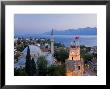 Clocktower, And Tekeli Memet Pasa Mosque, Kaleici, Antalya, Mediterranean Coast, Turkey by Gavin Hellier Limited Edition Print