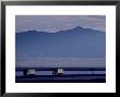 Trucks Along The Highway Next To Great Salt Lake, Utah by Kenneth Garrett Limited Edition Pricing Art Print