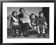 The Mcdougall Family Posing For A Portrait In Their Home by William Vandivert Limited Edition Print