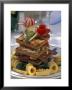 Gourmet Sandwich Served On A Balcony Of A Restaurant In Amalfi, Italy by Richard Nowitz Limited Edition Print