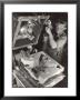 Worker Finishing Sand Mold For An Air-Cooled Airplane Cylinder Head, Aluminum Co. Of America Factor by Margaret Bourke-White Limited Edition Print