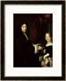 Portrait Of Charles Couperin And The Daughter Of The Artist, 1665-79 by Claude Lefebvre Limited Edition Pricing Art Print