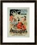 Reproduction Of A Poster Advertising An Ambassadors' Concert, Champs Elysees, Paris, 1884 by Jules Cheret Limited Edition Print