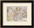 Engraved, Hand Colored Map Of Holland, 1595 by Gerardus Mercator Limited Edition Print