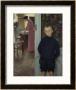 Interior With Women And A Child by Paul Mathey Limited Edition Pricing Art Print