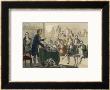 Georges Cuvier Lecturing On Paleontology At The Museum (Sic) D'histoire Naturelle Paris by Albert Chereau Limited Edition Pricing Art Print