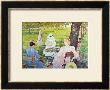 Family In The Orchard, 1890 by Theo Van Rysselberghe Limited Edition Print