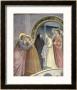 The Meeting At The Golden Gate, Detail Of Joachim And St. Anne Embracing, Circa 1305 by Giotto Di Bondone Limited Edition Pricing Art Print