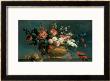 Flower Piece With Parrot by Jakob Bogdani Or Bogdany Limited Edition Print