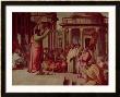 St. Paul Preaching At Athens (Sketch For The Sistine Chapel) (Pre-Restoration) by Raphael Limited Edition Print