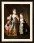 Portrait Of Two Young Girls by Alexis-Simon Belle Limited Edition Print