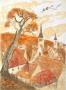 Village A L'automne by Pierre-Eugene Clairin Limited Edition Print