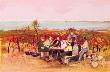 La Repas Des Vignerons by Michel Jouenne Limited Edition Print