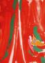 Xian Rouge Et Orange by Olivier Debre Limited Edition Print