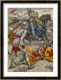 Sir Lancelot Prevents Sir Bors From Slaying King Arthur by Walter Crane Limited Edition Print