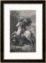 Saint George Slays The Dragon While A Damsel Watches Safely Out Of Harms Way by Harry Payne Limited Edition Print