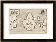 Map Of Atlantis Showing Position Relative To Europe Africa And America by Athanasius Kircher Limited Edition Print