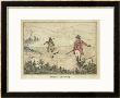 Grouse, Two Men And Their Dogs Walk Up A Moor Hoping To Start Up Some Grouse by Henry Thomas Alken Limited Edition Print