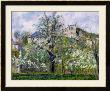 The Vegetable Garden With Trees In Blossom, Spring, Pontoise, 1877 by Camille Pissarro Limited Edition Print
