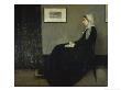 Gray And Black Portrait Of The Artist's Mother, No.1 by James Abbott Mcneill Whistler Limited Edition Print