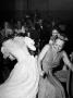 Bette Davis Playing Musical Chairs During Tailwagger Party Hosted By Davis To Benefit Stray Dogs by Rex Hardy Jr. Limited Edition Print