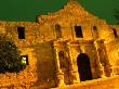 Oblique View Of The Facade And Entrance To The Infamous Alamo, San Antonio, Texas by Eddie Brady Limited Edition Print