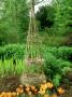 Woven Willow Wigwam With Orange Tulipa (Tulip) In Foreground by Mark Bolton Limited Edition Print