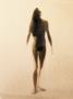 Illustrated Silhouette Of Nude Woman by David Bassett Limited Edition Pricing Art Print