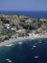 Aerial View Of Harbor, Peloponnisos, Greece by Walter Bibikow Limited Edition Print