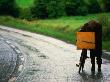 A Lone Traveller And His Bicycle, Ireland by Jon Davison Limited Edition Print