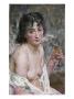Champagne Girl (Oil On Canvas) by Hans Olaf Heyerdahl Limited Edition Print