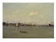 Harbour In Rotterdam, 1897 (Oil On Canvas) by Johannes Martin Grimelund Limited Edition Print