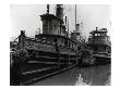Tugboats, Pier 11, East River, Manhattan by Berenice Abbott Limited Edition Print