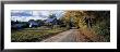 Country Road Along A Farm, Vermont, New England, Usa by Panoramic Images Limited Edition Print