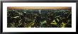 Buildings Lit Up At Night, Detroit, Michigan, Usa by Panoramic Images Limited Edition Print