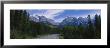 Two Lane Highway Passing Through A Landscape, Trans-Canada Highway, Alberta, Canada by Panoramic Images Limited Edition Print