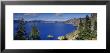 Lake Surrounded By Mountains, Crater Lake National Park, Crater Lake, Oregon, Usa by Panoramic Images Limited Edition Pricing Art Print