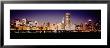 Skyscrapers At Night, Chicago, Illinois, Usa by Panoramic Images Limited Edition Pricing Art Print