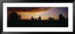 Silhouette Of Statues, Gettysburg National Military Park, Pennsylvania, Usa by Panoramic Images Limited Edition Pricing Art Print