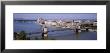 Aerial View, Bridge, Cityscape, Danube River, Budapest, Hungary by Panoramic Images Limited Edition Pricing Art Print