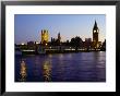 Big Ben, Houses Of Parliament And River Thames At Dusk, London, England by Richard I'anson Limited Edition Pricing Art Print