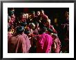 Monks Gathered In Courtyard Of Historic Ganden Monastery, Ganden, Tibet by Richard I'anson Limited Edition Print