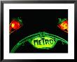 Art-Nouveau Metro Chateau D'eau Sign, Paris, France by Martin Moos Limited Edition Pricing Art Print