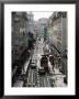 Traffic In The Baixa Area, Lisbon, Portugal by Yadid Levy Limited Edition Print