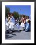 Children In National Dress Carrying Flags, Independence Day Celebrations, Greece by Tony Gervis Limited Edition Pricing Art Print