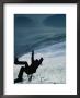 A Man Climbs Out Of An Ice Cave by Dugald Bremner Limited Edition Print