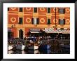 Rowing Boats Docked In Front Of Buildings, Santa Margherita, Liguria, Italy by Stephen Saks Limited Edition Print